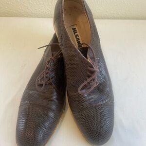 Jil Sander lizard oxford’s